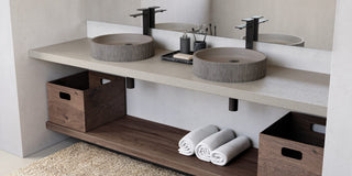 Trueform Concrete Clodagh Groov Vessel Bathroom Sink 