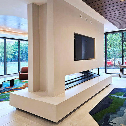 Complex Fireplace for Crosby Apartments – Trueform Concrete