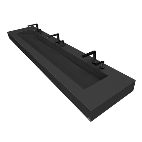 ADA 3-Station Commercial Ramp Sink (Trough basin) – Trueform Concrete