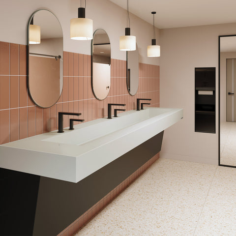 ADA 3-Station Commercial Ramp Sink (Trough basin) – Trueform Concrete