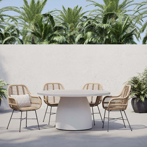 Luna Concrete Dining Table – Trueform Concrete