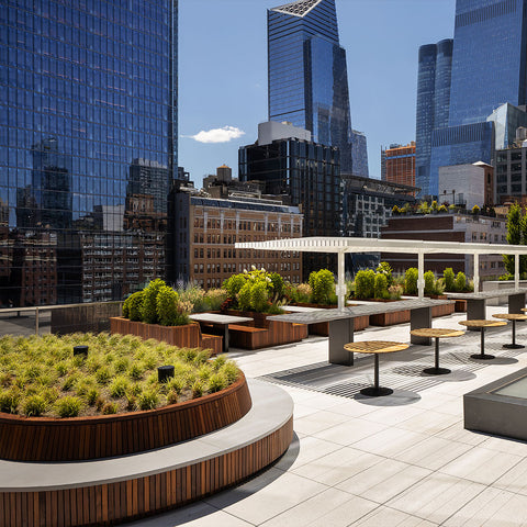 Round Rooftop Seating – Trueform Concrete