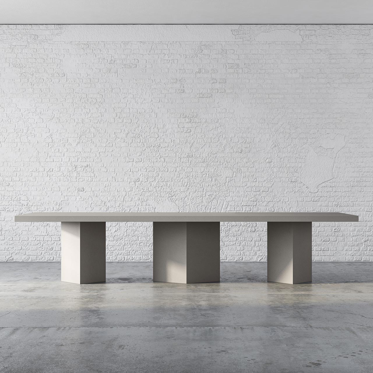 Large concrete outdoor table sales