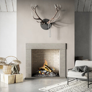 Beam Concrete Fireplace Surround