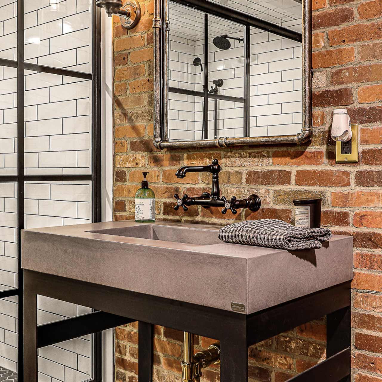 Industrial Bathroom Sink
